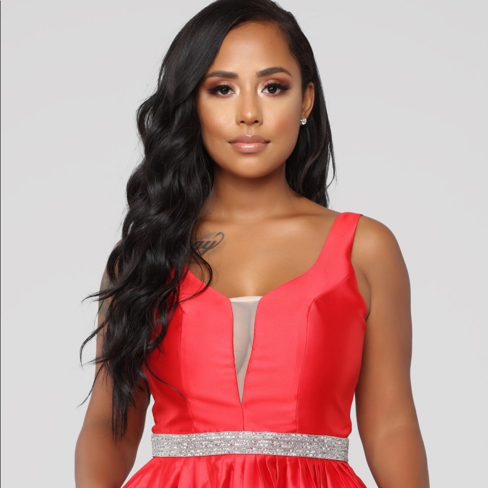 Red prom/ homecoming/ formal long dress